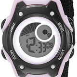 American Design Machine Jr. Kids' ADSG 5003 PNBK Hudson Digital Display Japanese Quartz Black Watch - Designer Gifts