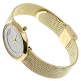 Danish DesignMOP Dial Gold Tone Stainless Steel Quartz Women's Watch - Designer Gifts