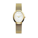 Danish DesignMOP Dial Gold Tone Stainless Steel Quartz Women's Watch - Designer Gifts