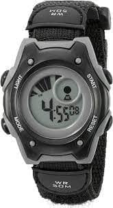 American Design Machine Jr. Kids' ADSG 6001 BLK ADM Digital Display Quartz Black Watch - Designer Gifts