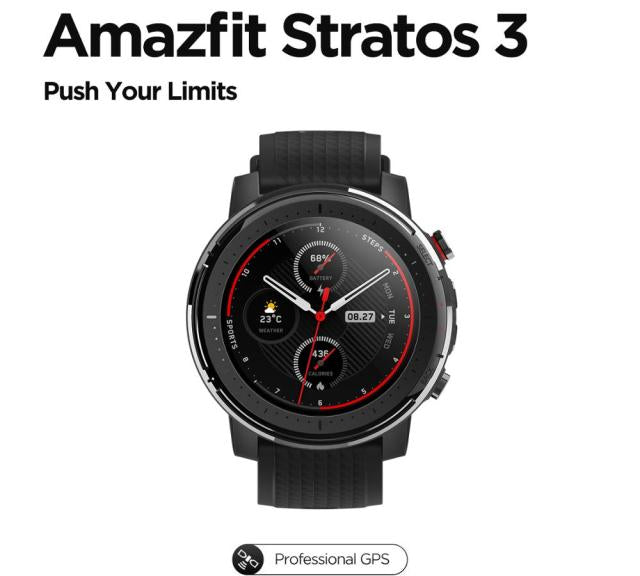 Amazfit Stratos 3 Smart Watch GPS 5ATM