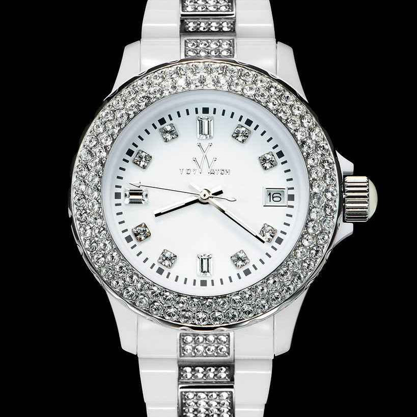 PLASTERAMIC STONES WHITE WITH STONES BRACELET - Designer Gifts