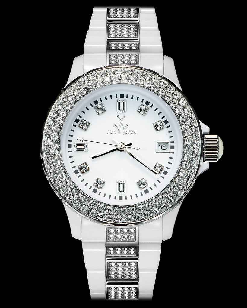 PLASTERAMIC STONES WHITE WITH STONES BRACELET - Designer Gifts