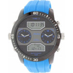 Adm Men's Blue Silicone Quartz Watch - Designer Gifts