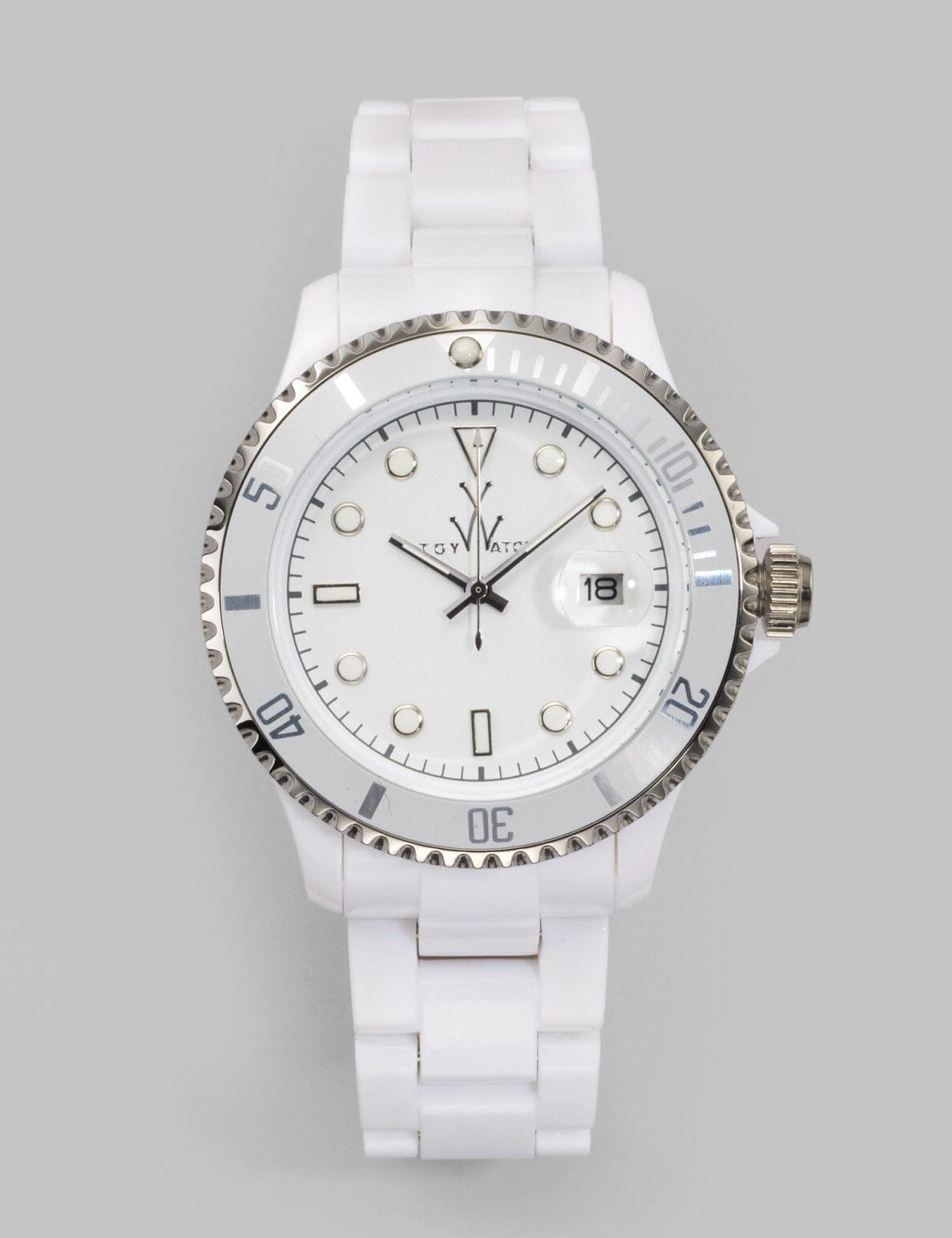 ToyWatch Plasteramic Classic Collection White Women's Watch 32008-WH - Designer Gifts