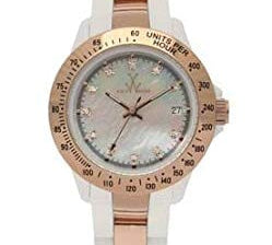 ToyWatch Rose Gold White Plasteramic Ladies Watch 28228-rg - Designer Gifts