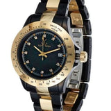 Toy Watch Women's Mini Plasteramic Watch in Black & Gold - Designer Gifts