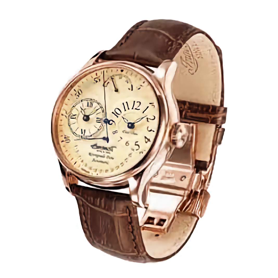 Men's Ragtime Analog Display Automatic Self Wind Brown Watch - Designer Gifts