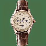 Men's Ragtime Analog Display Automatic Self Wind Brown Watch - Designer Gifts