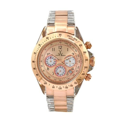 Unisex Toy Watch from the 16228RG Mini Heavy Chrono Collection featuring a sleek design and metal strap.