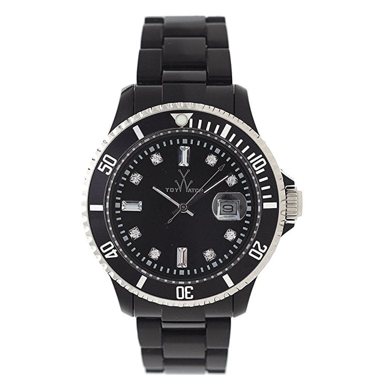 Unisex Toy Watch from the Classic Collection with black strap and round dial, featuring the Toy Watch 32101-BK model.