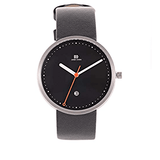 Danish Design Black Dial Steel Quartz Leather Classic Men's Watch