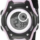 American Design Machine Jr. Kids' ADSG 5003 PNBK Hudson Digital Display Japanese Quartz Black Watch
