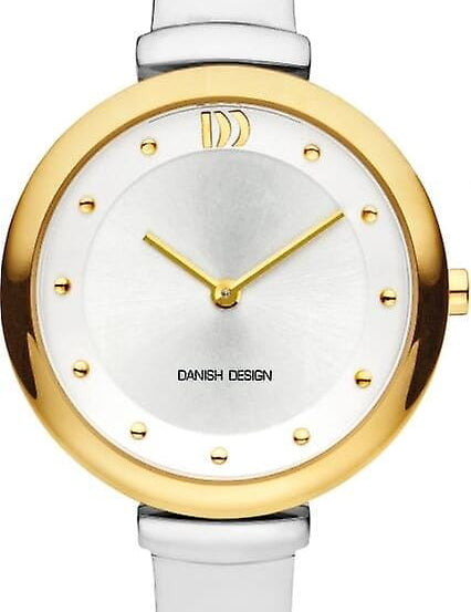 Danish Design stainless steel ladies watch with sleek band and stylish face, showcasing elegant watch design.