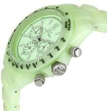 Unisex Toy Watch FLD20WH Disco Plasteramic watch with white strap and round dial, stylish accessory for casual wear