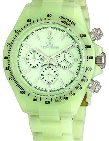 Unisex Toy Watch FLD20WH Disco Plasteramic watch with a sleek white band and modern design, perfect for stylish casual wear.