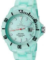 ToyWatch Plasteramic Fluo Pearly women's quartz watch with colorful band and sleek design, perfect for stylish accessories.