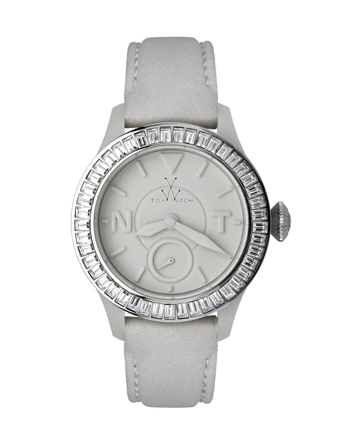 Unisex Toy Watch TTF05WH by Designer Gifts with an analogue display and leather strap, showcasing a sleek jewelry and watch design.