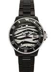 TW Zebra Collection watch with black plasteramic band and sleek design, showcasing the stylish and modern wrist accessory.