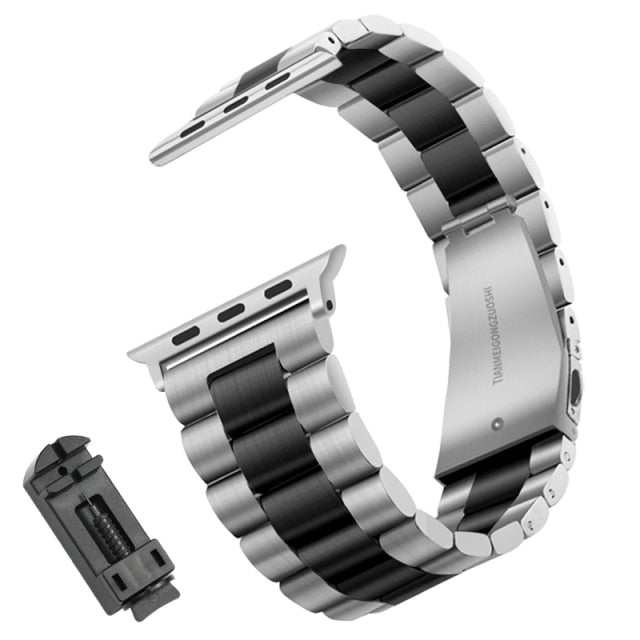 Carouse Stainless Steel Watchband For Apple Watch