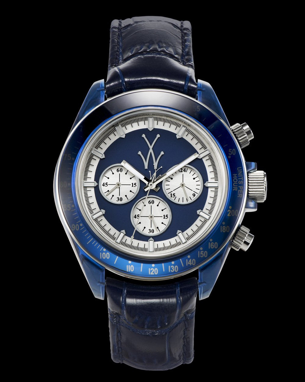 ToyWatch TOYGLASS BLUE watch with a blue dial and sleek design, showcasing the stylish accessory.